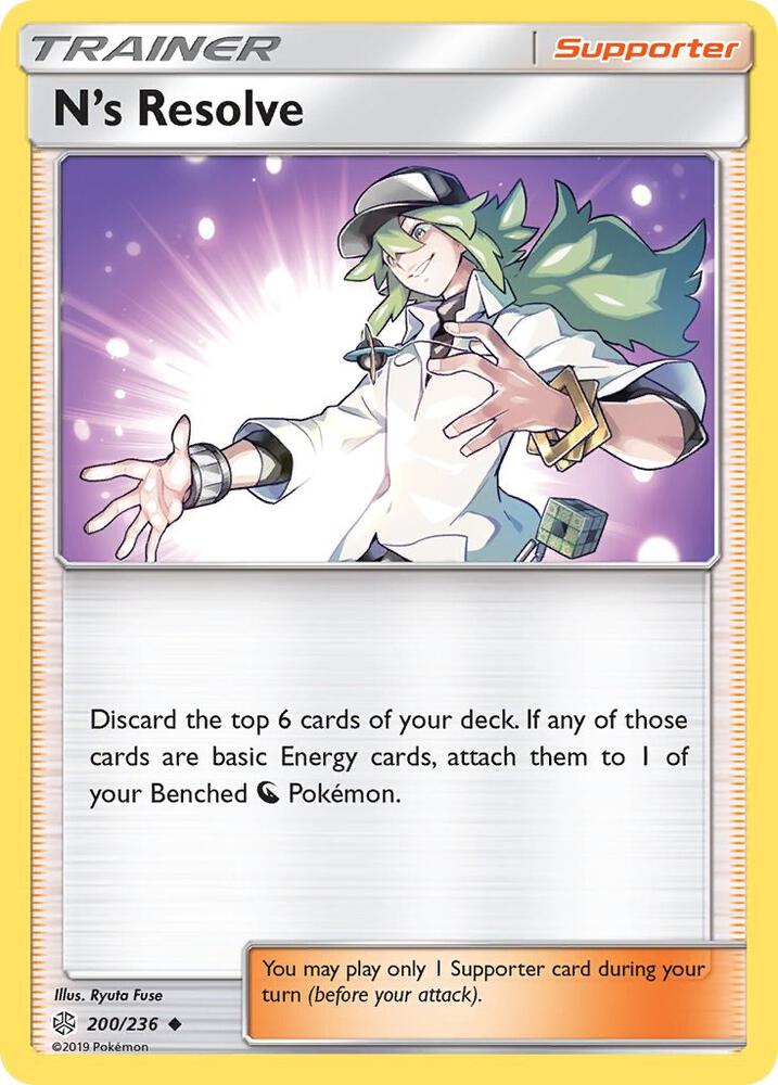Pokemon N's Resolve 200/236 Cosmic Eclipse