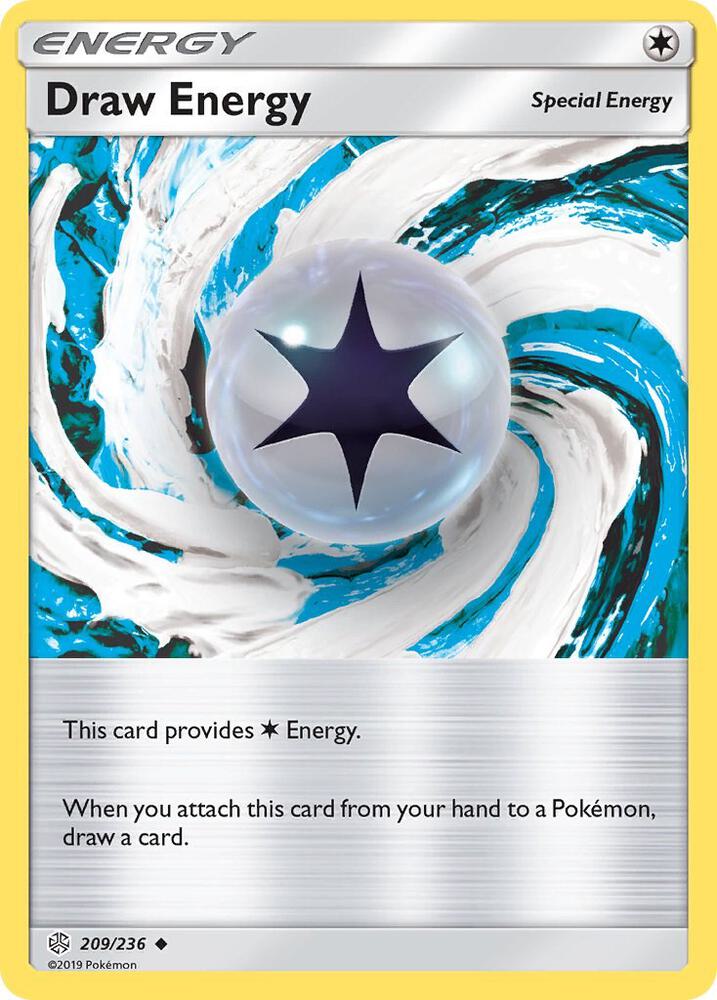 Pokemon Draw Energy 209/236 Cosmic Eclipse