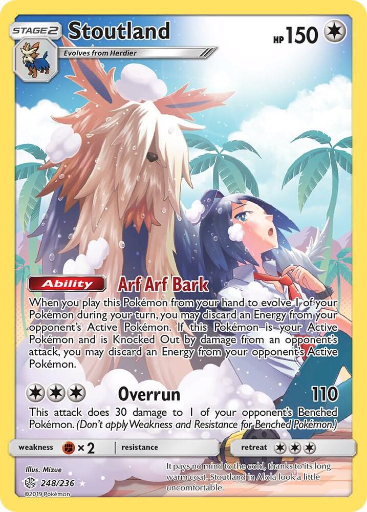 Pokemon Stoutland 248/236 Cosmic Eclipse