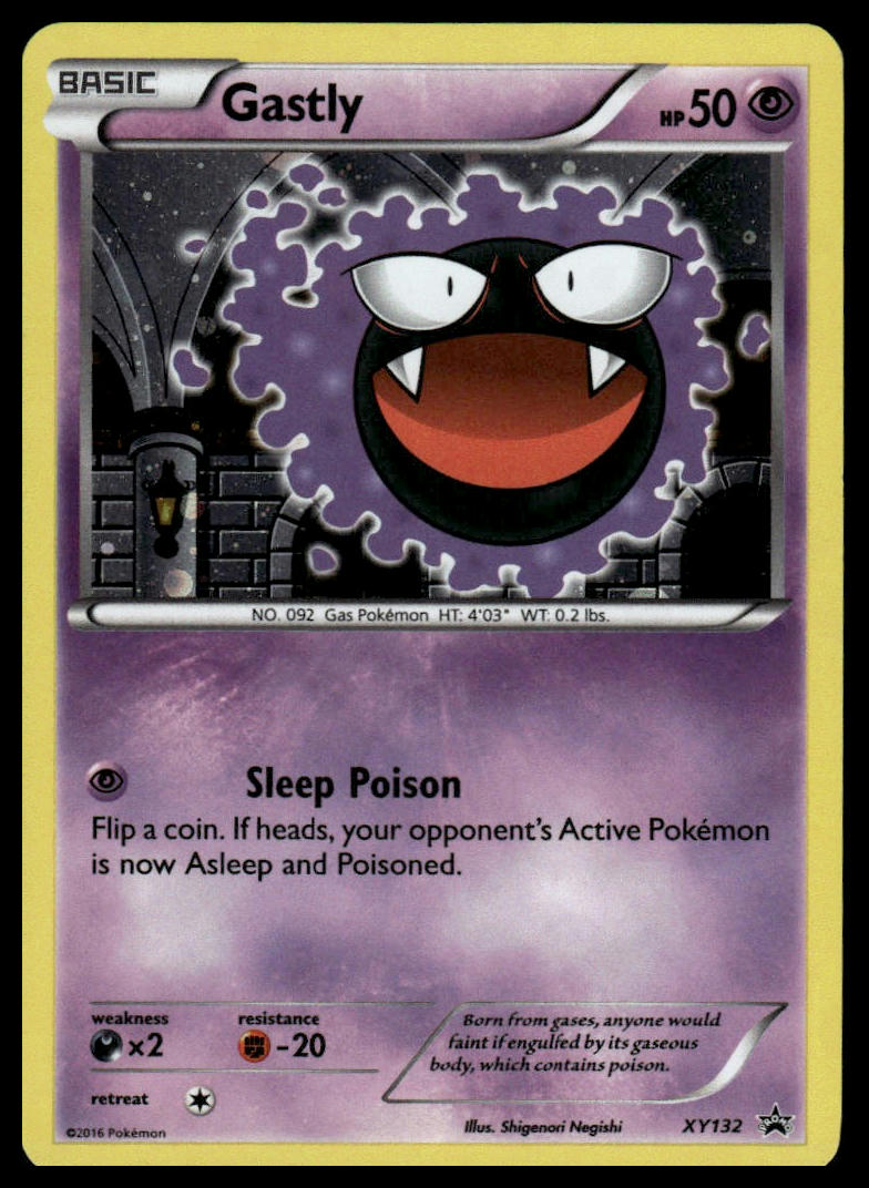 Pokemon TCG Gastly #XY132 XY Promos