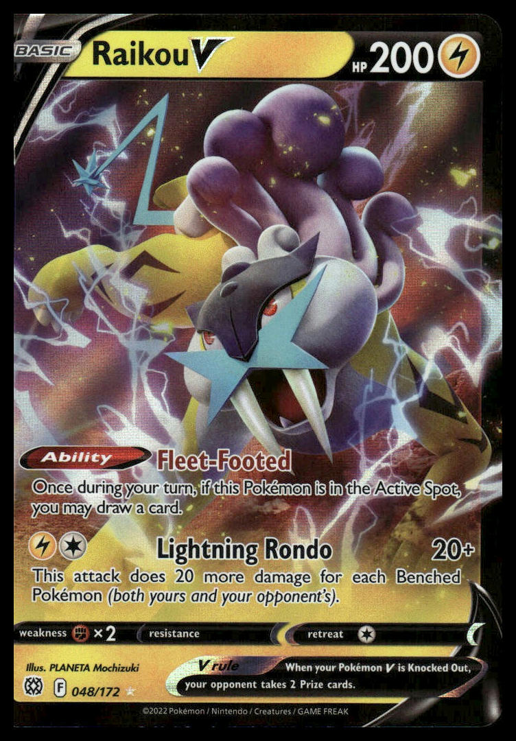 Pokemon TCG Raikou V #048/172 SWSH09: Brilliant Stars