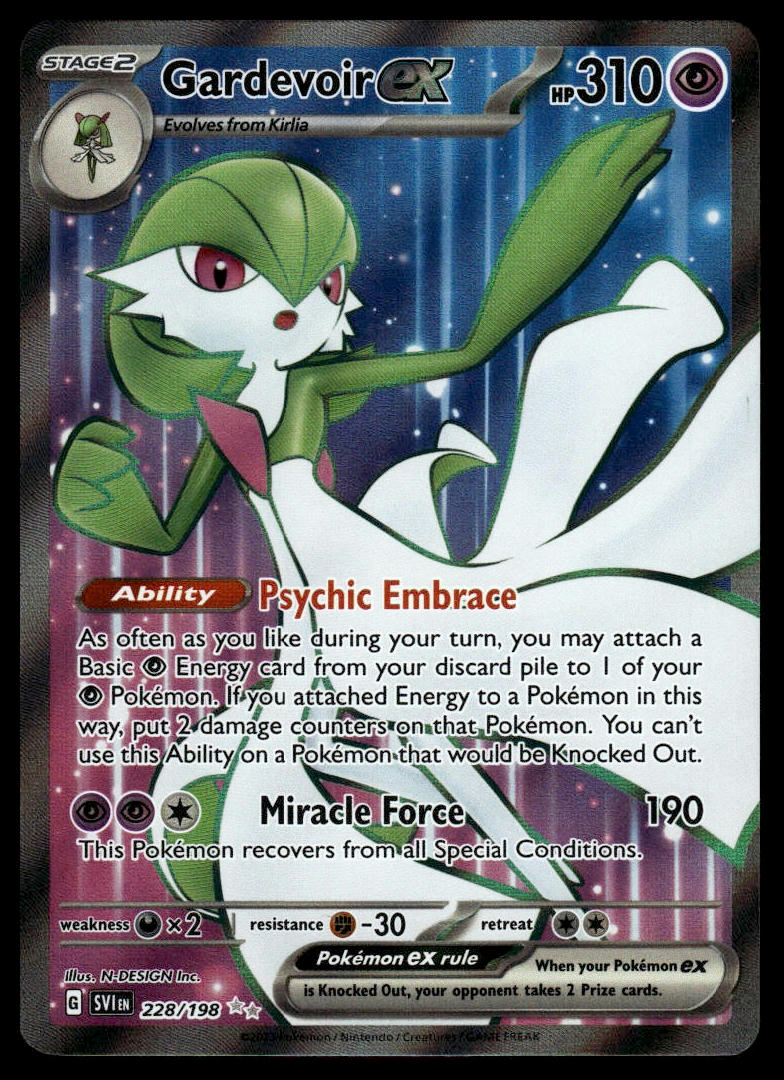 Pokemon TCG Gardevoir ex #228/198 SV01: Scarlet & Violet Base Set