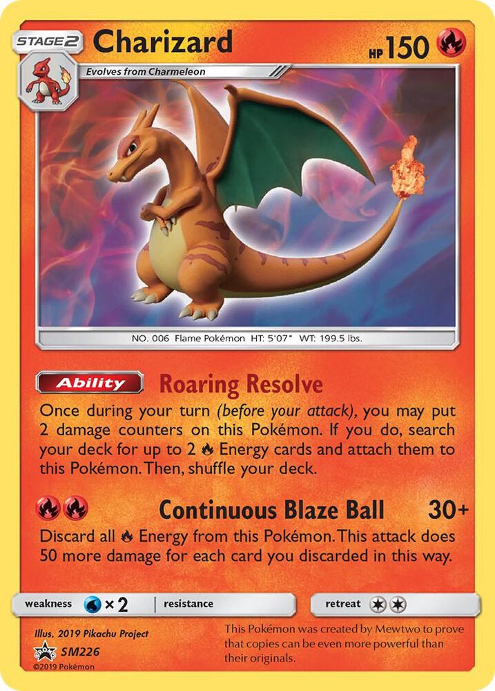 Pokemon Charizard SM226 SM Black Star Promos