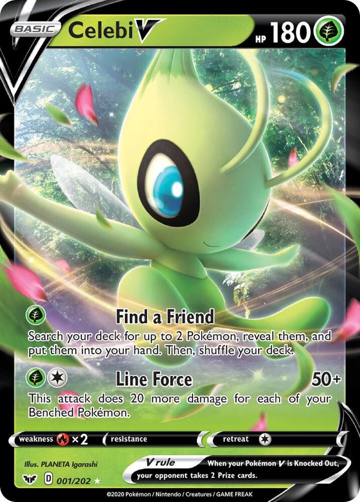 Pokemon Celebi V 1/202 Sword & Shield