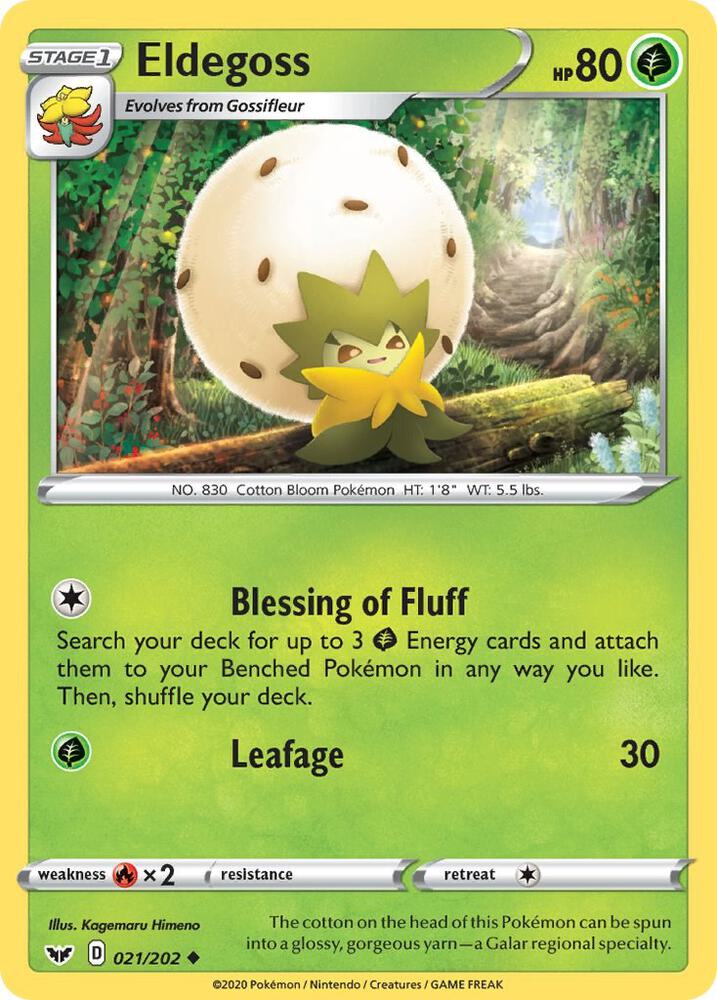 Pokemon Eldegoss 21/202 Sword & Shield