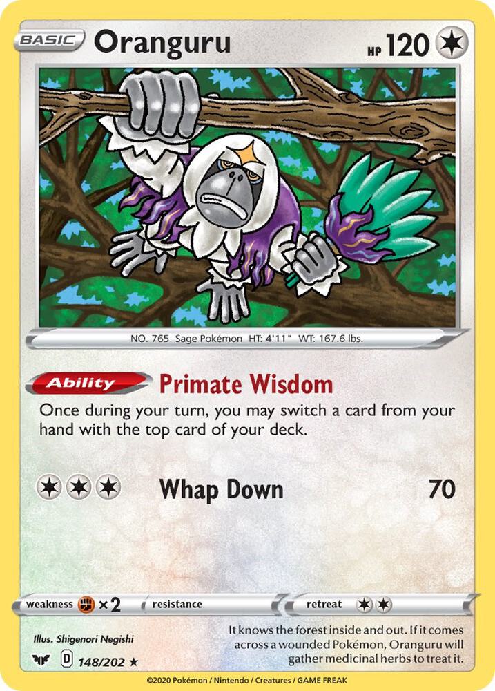 Pokemon Oranguru 148/202 Sword & Shield