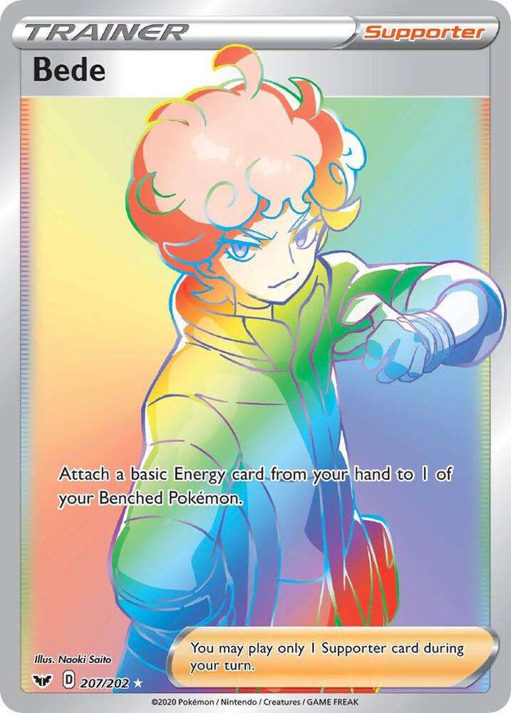 Pokemon Bede 207/202 Sword & Shield