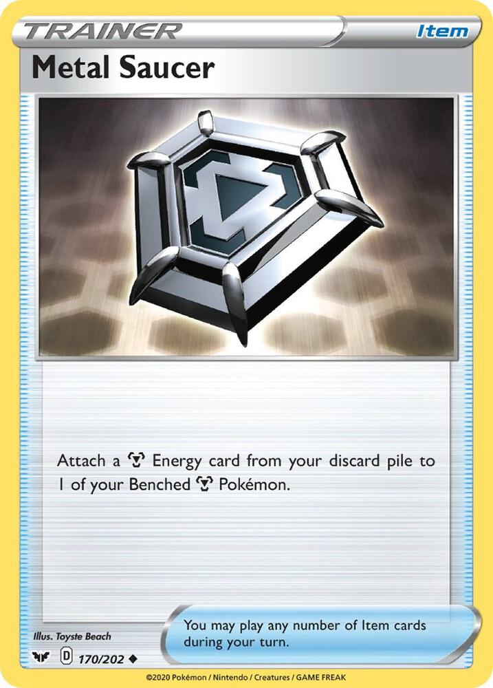 Pokemon Metal Saucer 170/202 Sword & Shield