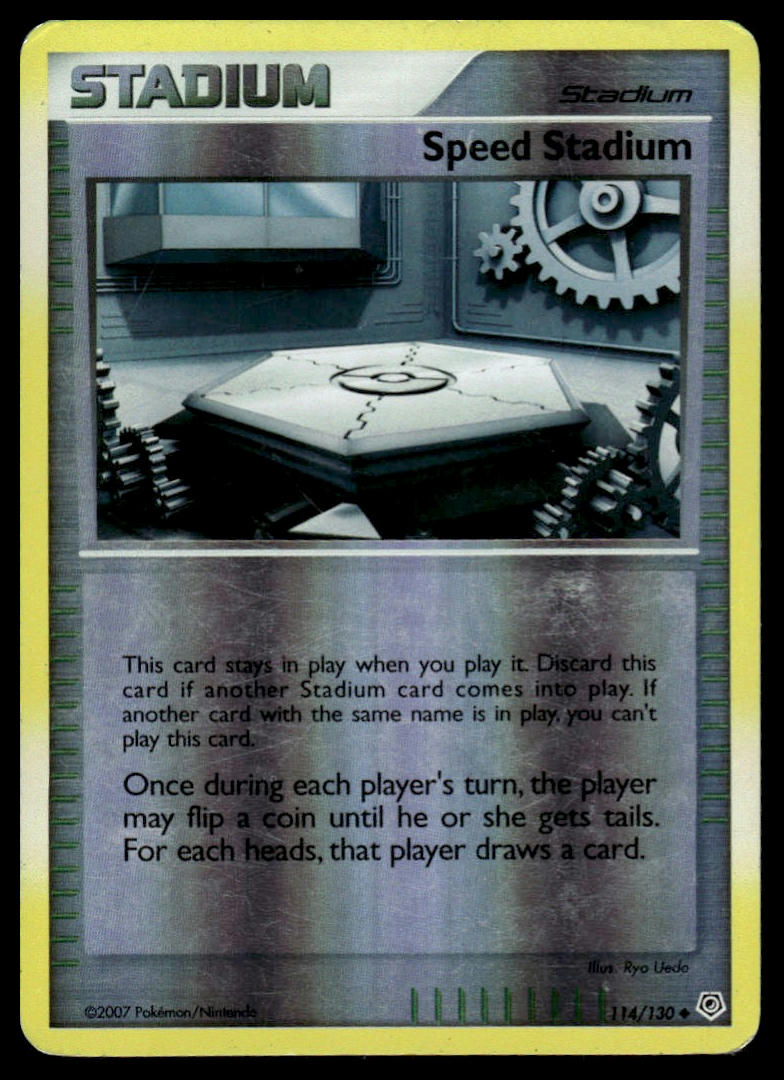 Pokemon TCG Speed Stadium Reverse Holofoil #114/130 Diamond and Pearl