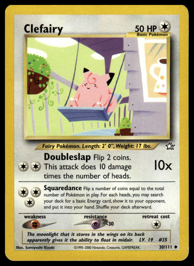 Pokemon TCG Clefairy #030/111 Neo Genesis
