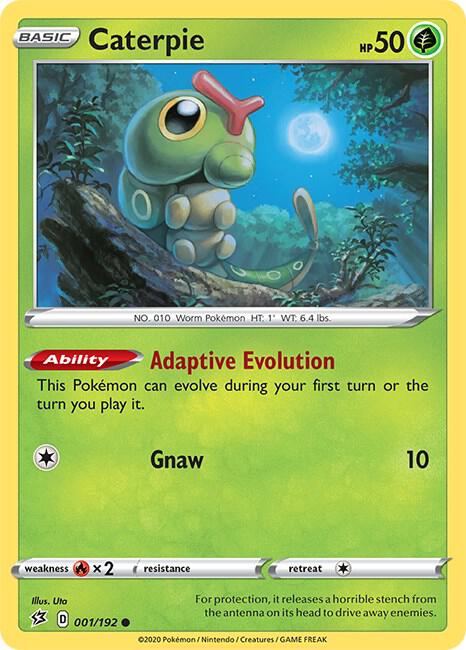 Pokemon Caterpie 1/192 Rebel Clash