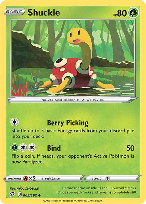 Pokemon Shuckle 5/192 Rebel Clash