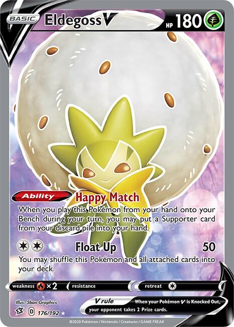 Pokemon Eldegoss V 176/192 Rebel Clash