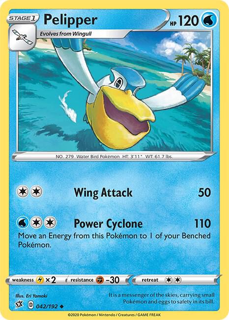 Pokemon Pelipper 42/192 Rebel Clash