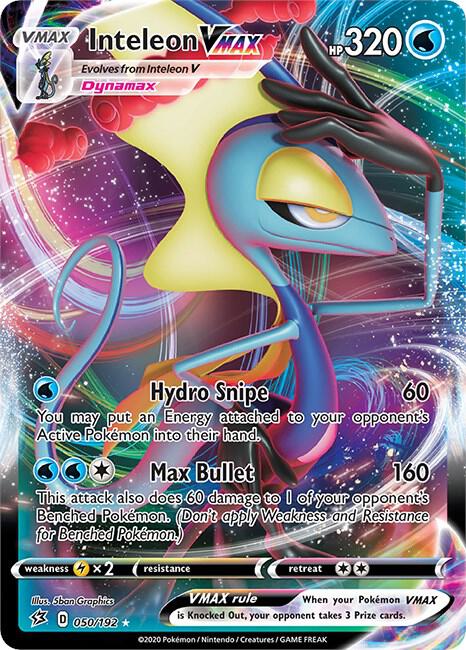 Pokemon Inteleon VMAX 50/192 Rebel Clash