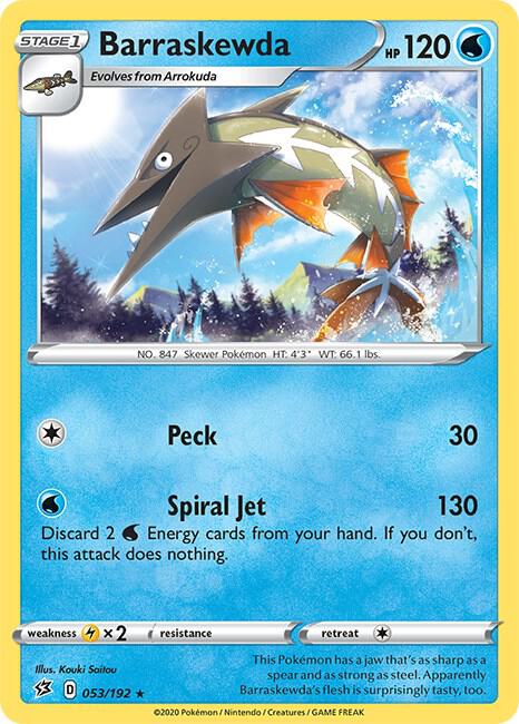 Pokemon Barraskewda 53/192 Rebel Clash