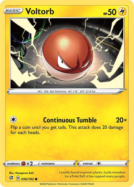 Pokemon Voltorb 56/192 Rebel Clash