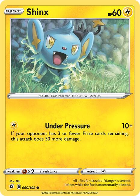 Pokemon Shinx 60/192 Rebel Clash