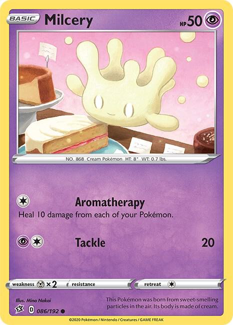 Pokemon Milcery 86/192 Rebel Clash