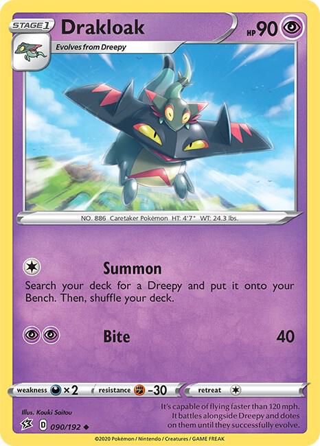 Pokemon Drakloak 90/192 Rebel Clash