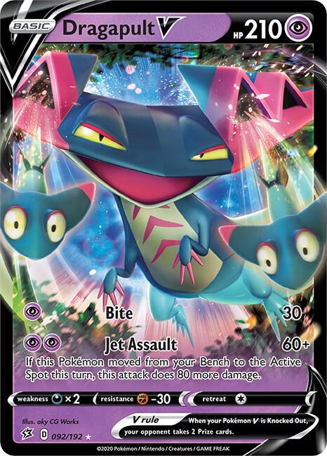 Pokemon Dragapult V 92/192 Rebel Clash