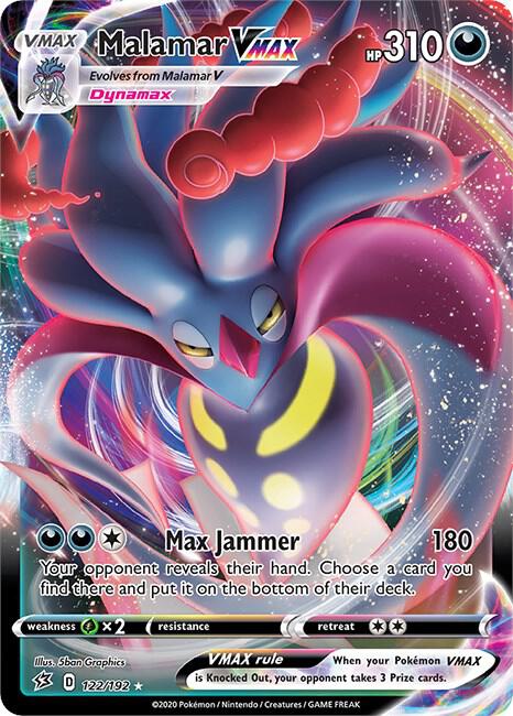 Pokemon Malamar VMAX 122/192 Rebel Clash