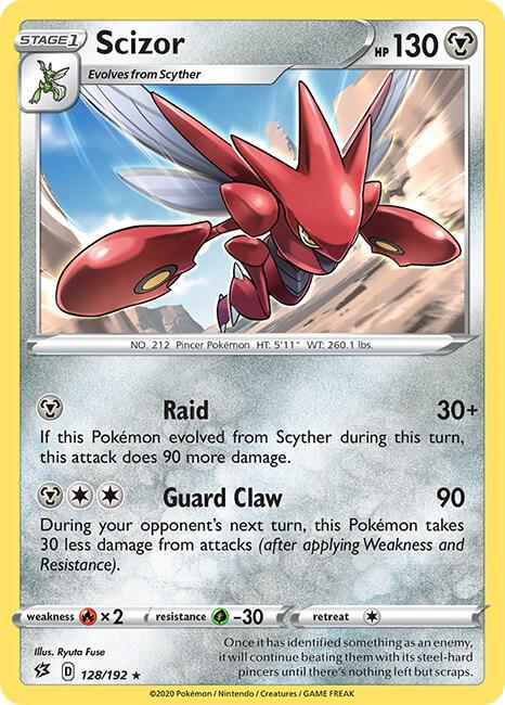 Pokemon Scizor 128/192 Rebel Clash