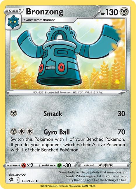 Pokemon Bronzong 130/192 Rebel Clash