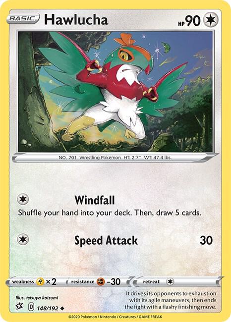 Pokemon Hawlucha 148/192 Rebel Clash