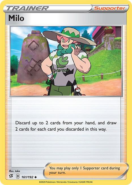 Pokemon Milo 161/192 Rebel Clash