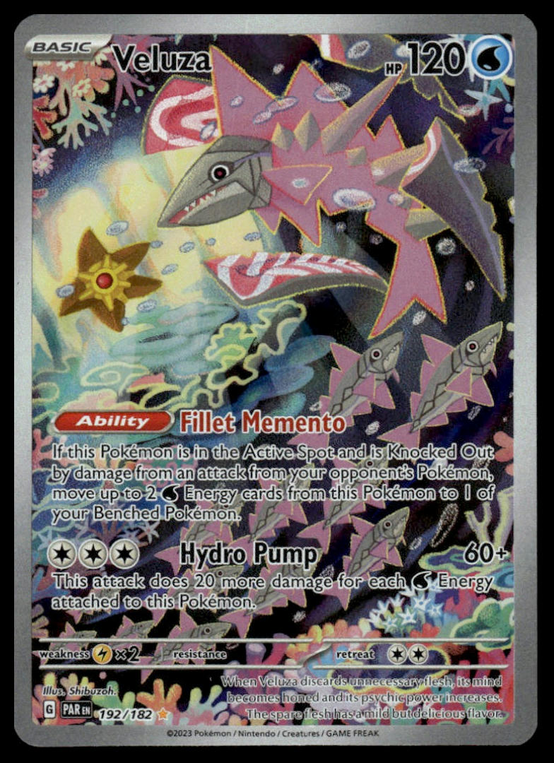 Pokemon TCG Veluza #192/182 SV04: Paradox Rift