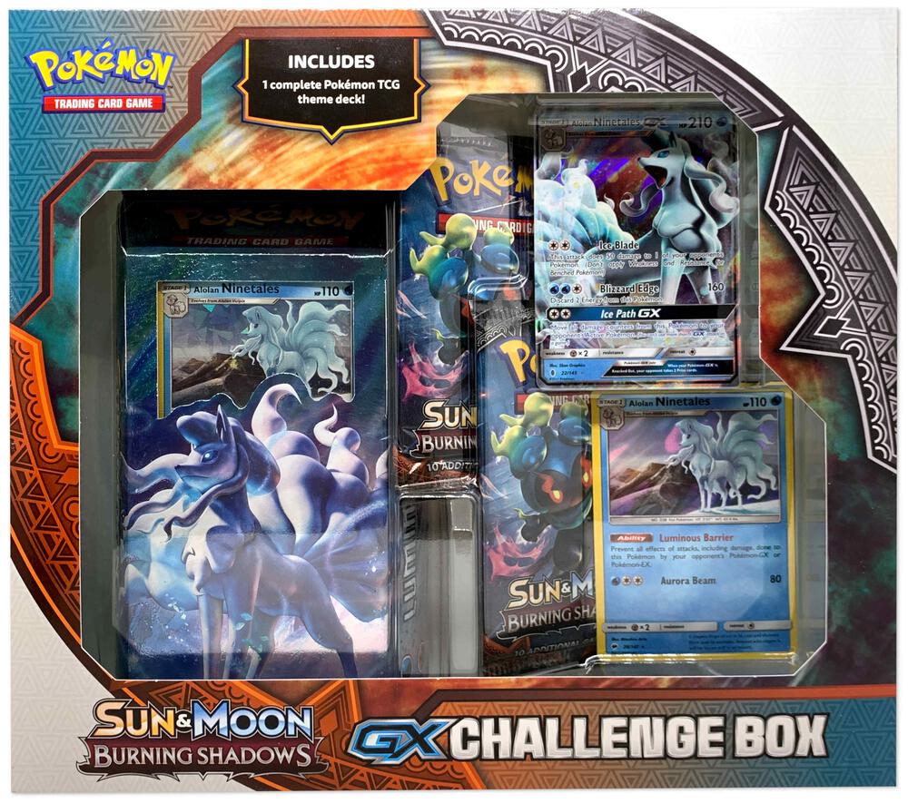 Pokemon Alolan Ninetales GX Challenge Box