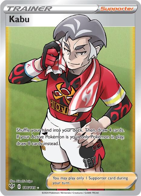 Pokemon Kabu 186/189 Darkness Ablaze