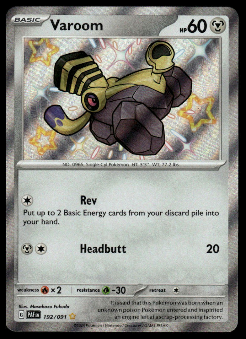 Pokemon TCG Varoom #192/091 SV: Paldean Fates
