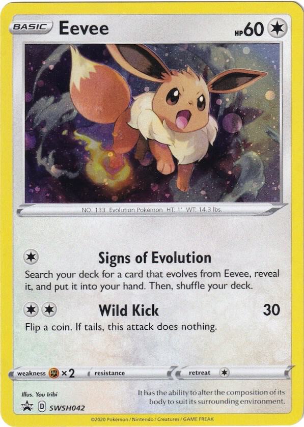 Pokemon Eevee SWSH042 SWSH Black Star Promos