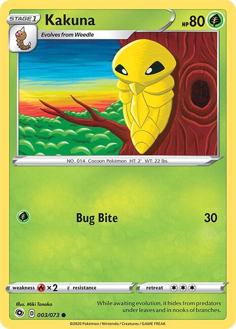 Pokemon Kakuna 3/73 Champion's Path