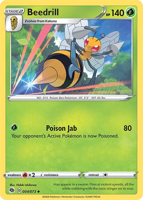 Pokemon Beedrill 4/73 Champion's Path