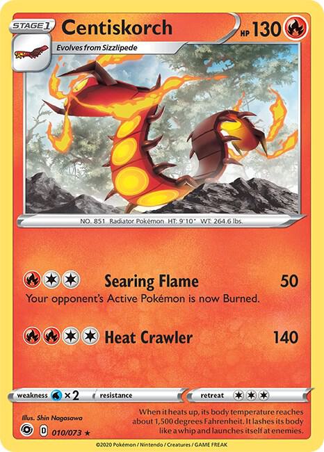 Pokemon Centiskorch 10/73 Champion's Path