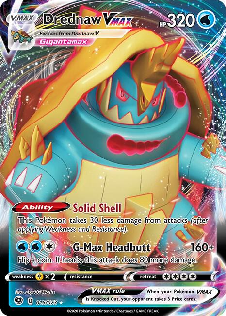 Pokemon Drednaw VMAX 15/73 Champion's Path