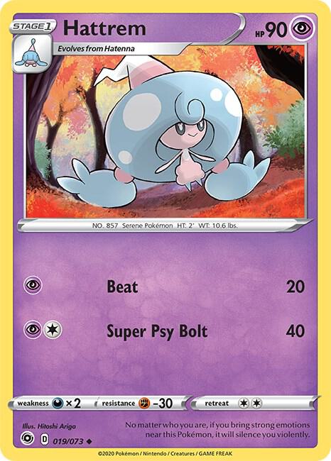 Pokemon Hattrem 19/73 Champion's Path