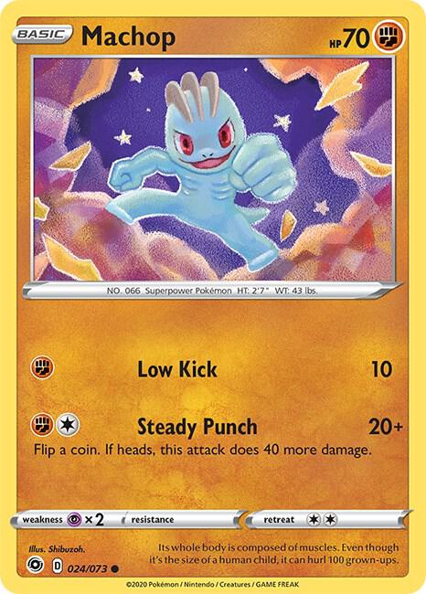 Pokemon Machop 24/73 Champion's Path