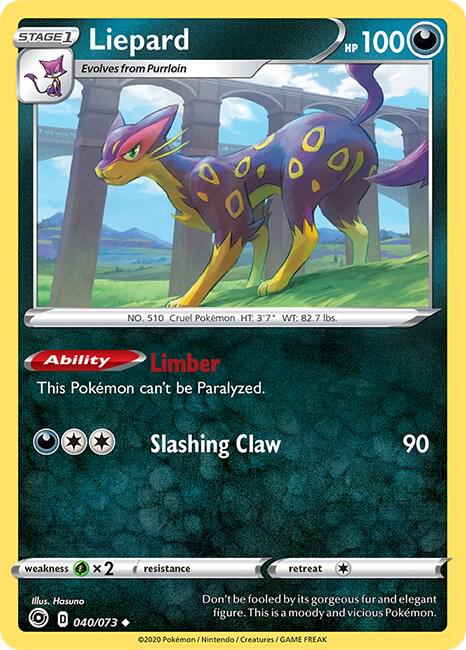 Pokemon Liepard 40/73 Champion's Path