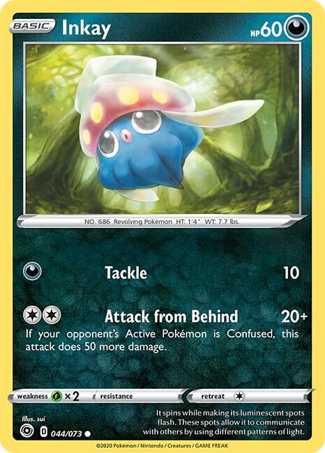 Pokemon Inkay 44/73 Champion's Path