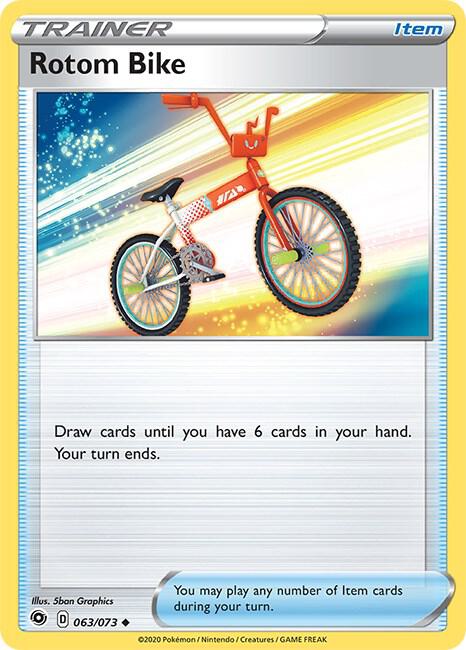 Pokemon Rotom Bike 63/73 Champion's Path