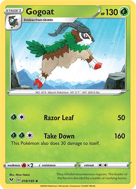 Pokemon Gogoat 18/185 Vivid Voltage