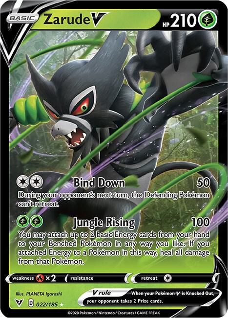 Pokemon Zarude V 22/185 Vivid Voltage