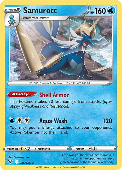 Pokemon Samurott 35/185 Vivid Voltage