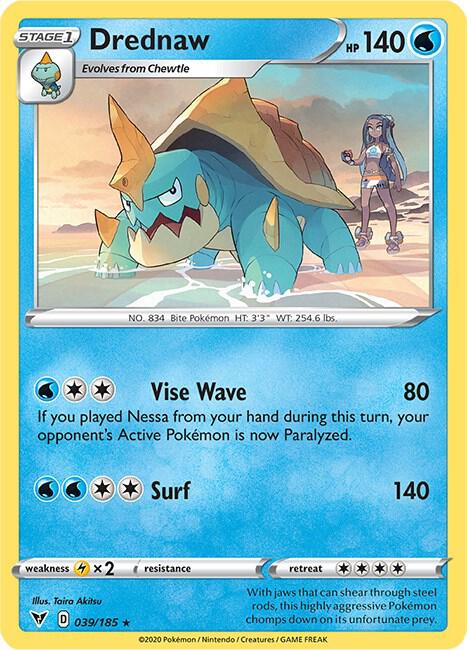 Pokemon Drednaw 39/185 Vivid Voltage