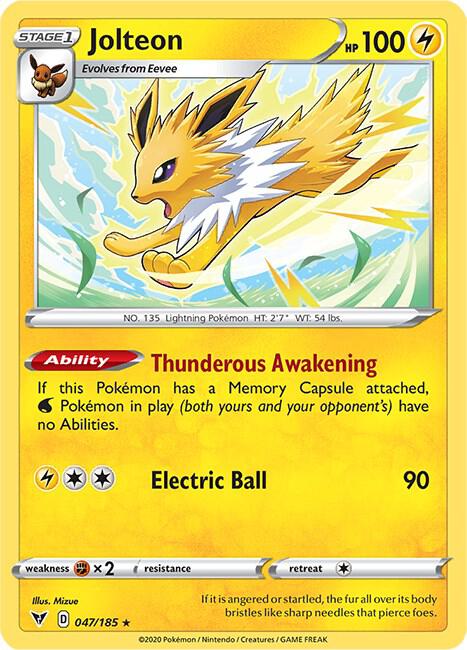 Pokemon Jolteon 47/185 Vivid Voltage