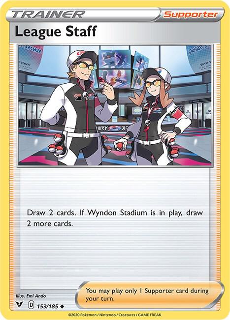 Pokemon League Staff 153/185 Vivid Voltage